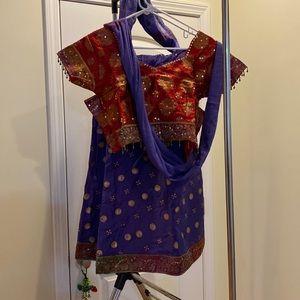 3 piece sari set size medium